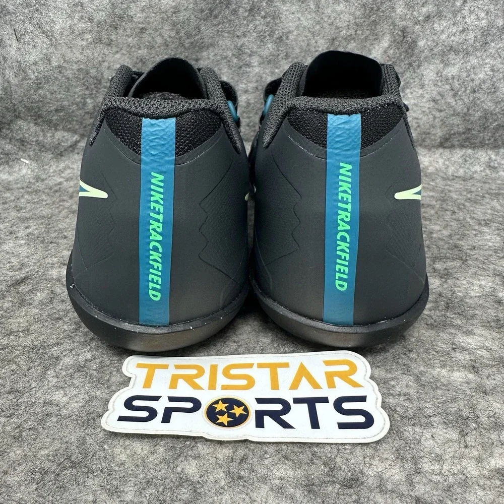 Nike Zoom Rival SD 2 Track Throwing Shoes Mens Size 9 Black Green FZ9665-001